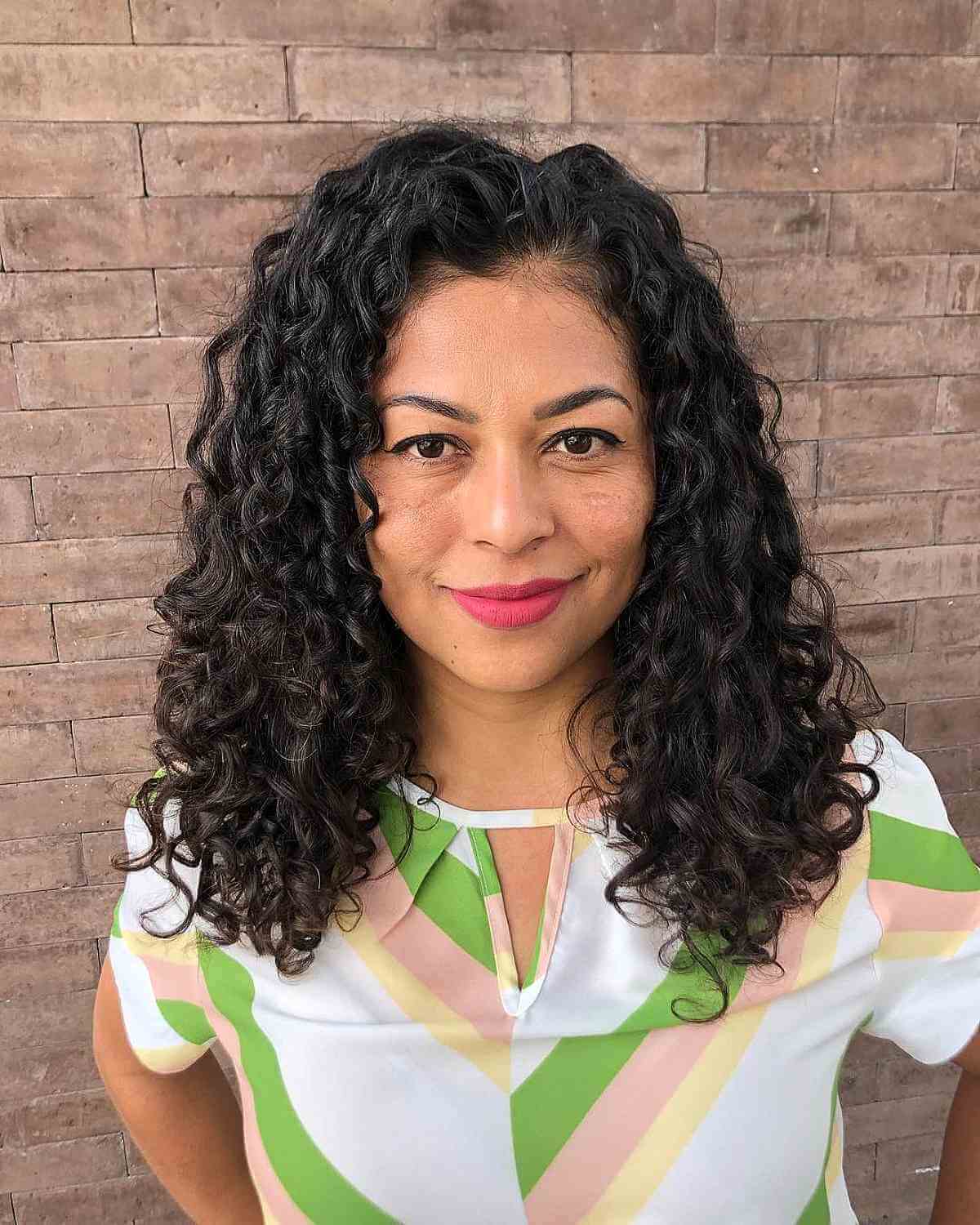 gorgeous medium length deva curls