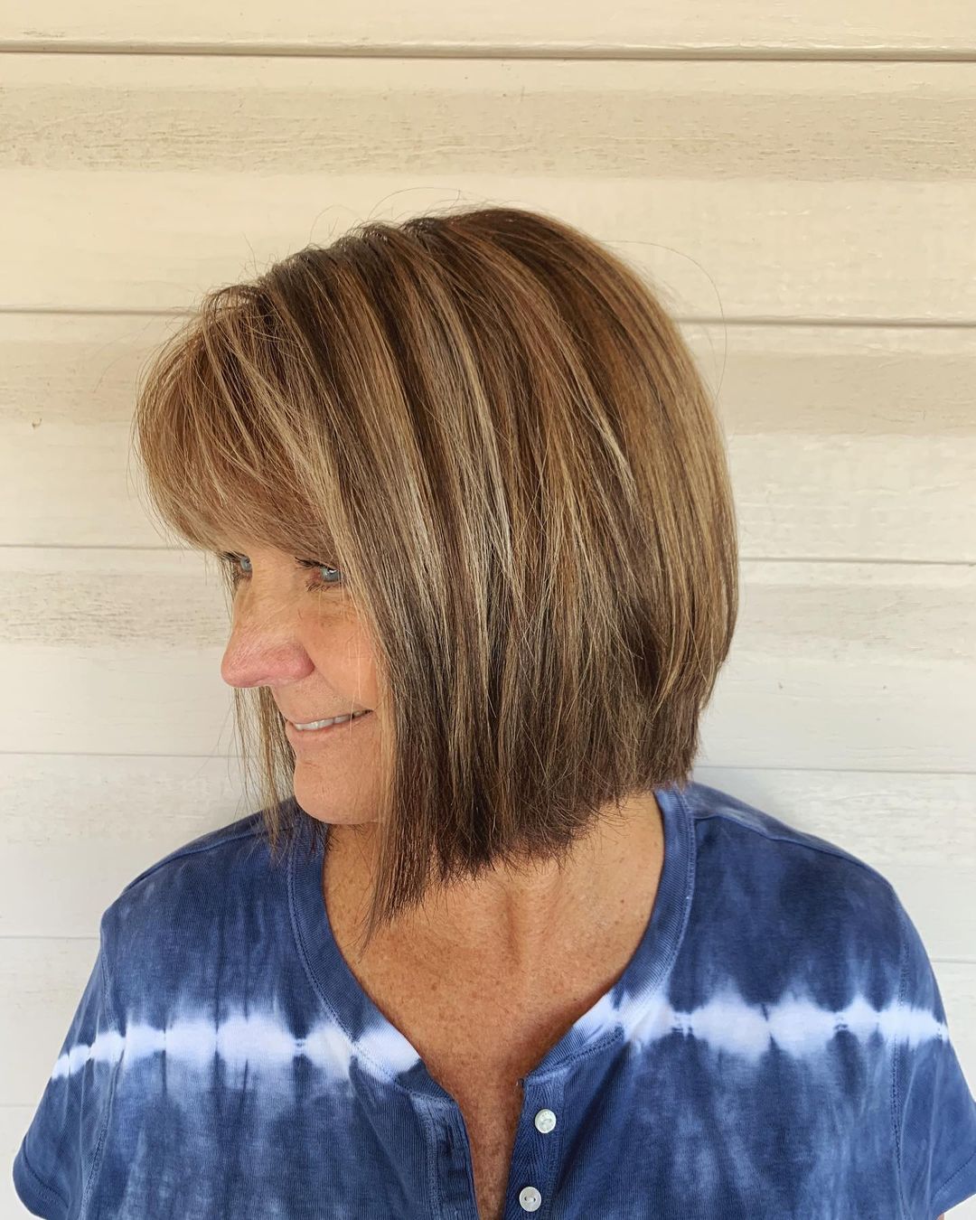 long layered hair for women over 40
