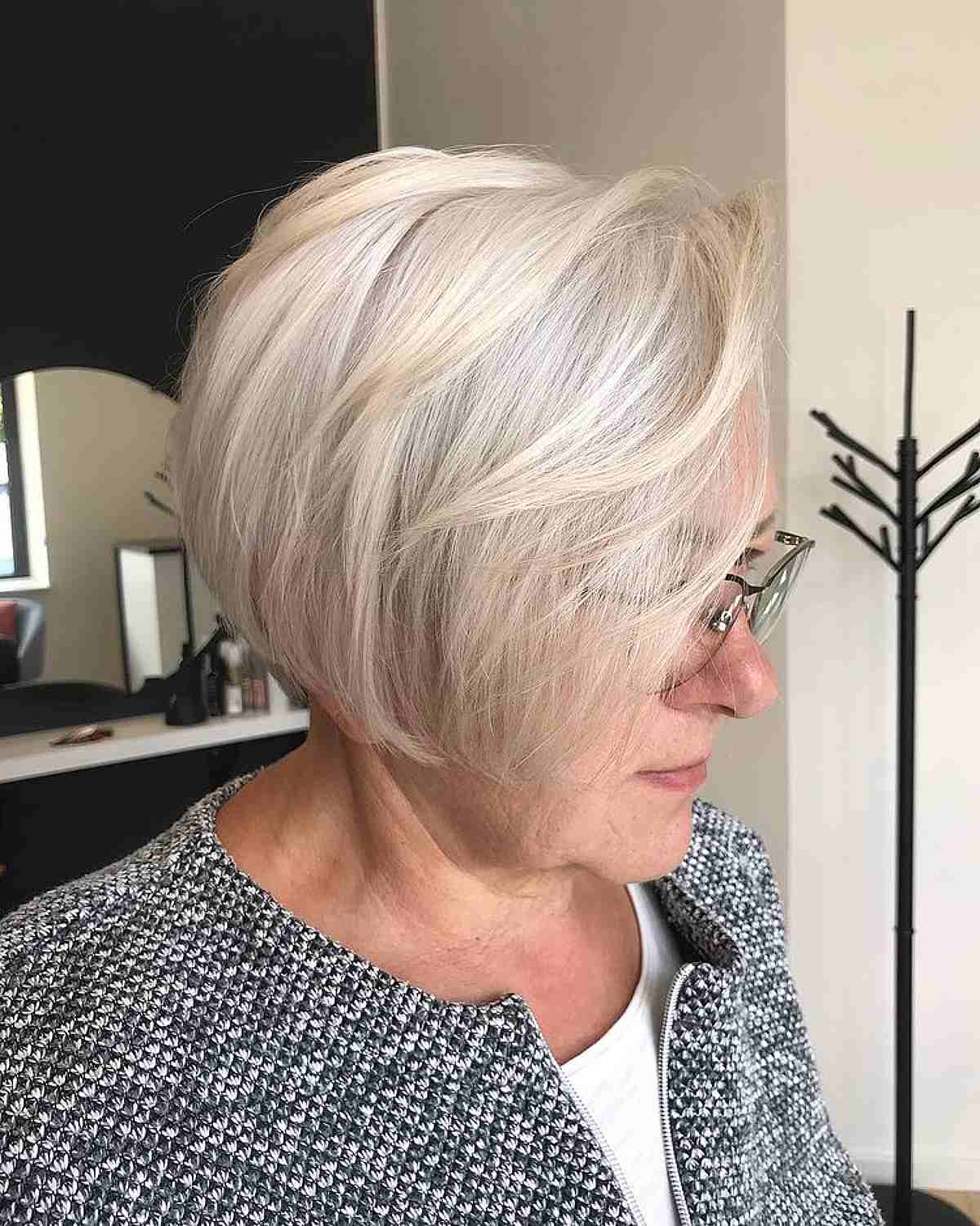 long pixie bob on thin hair for ladies in their 50s