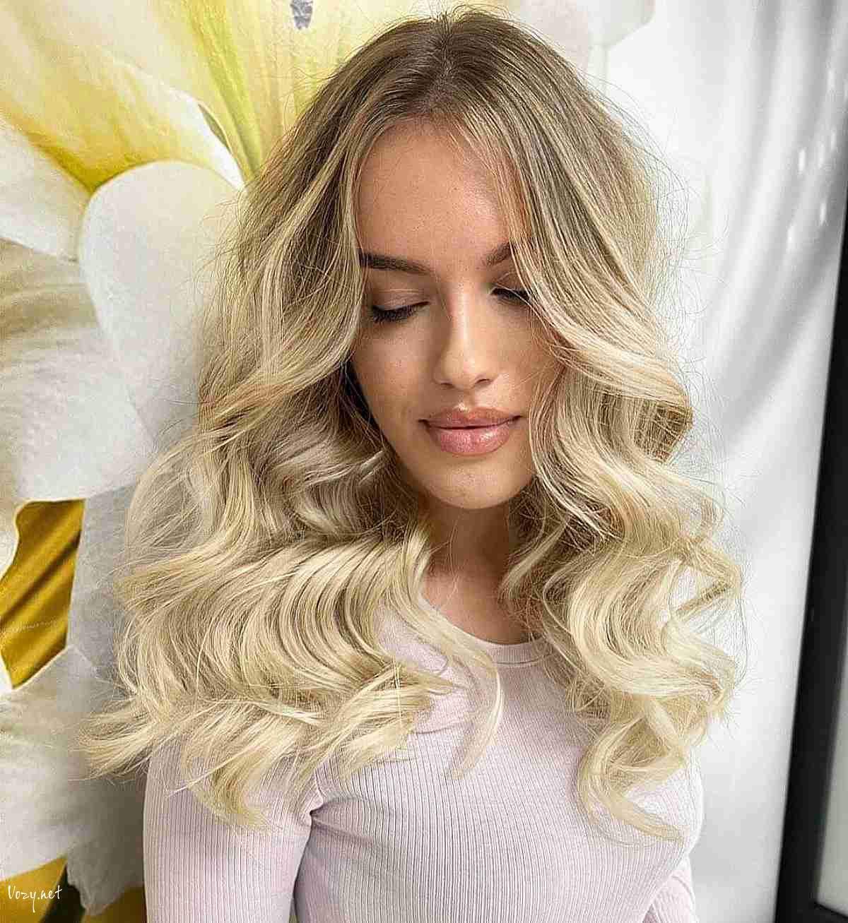 lots of layers to add thickness to finer hair