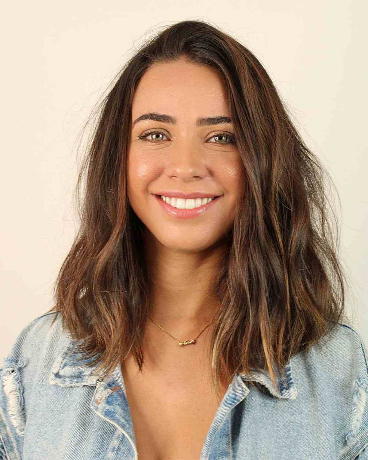 low maintenance medium wash and go hair
