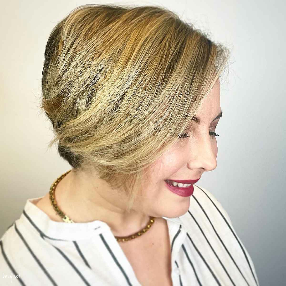 low maintenance pixie bob for plus sized women