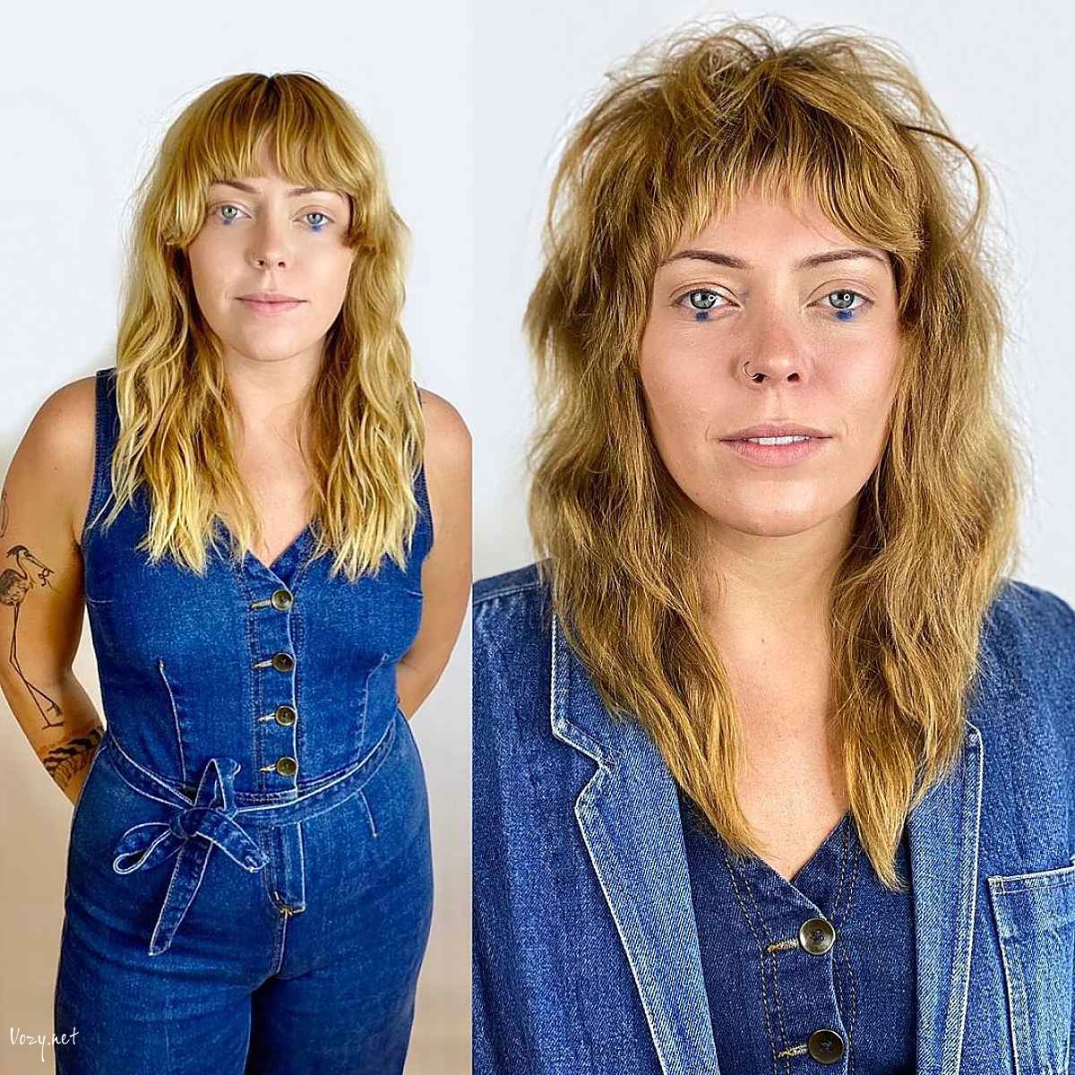 low maintenance wolf cut for women over 30
