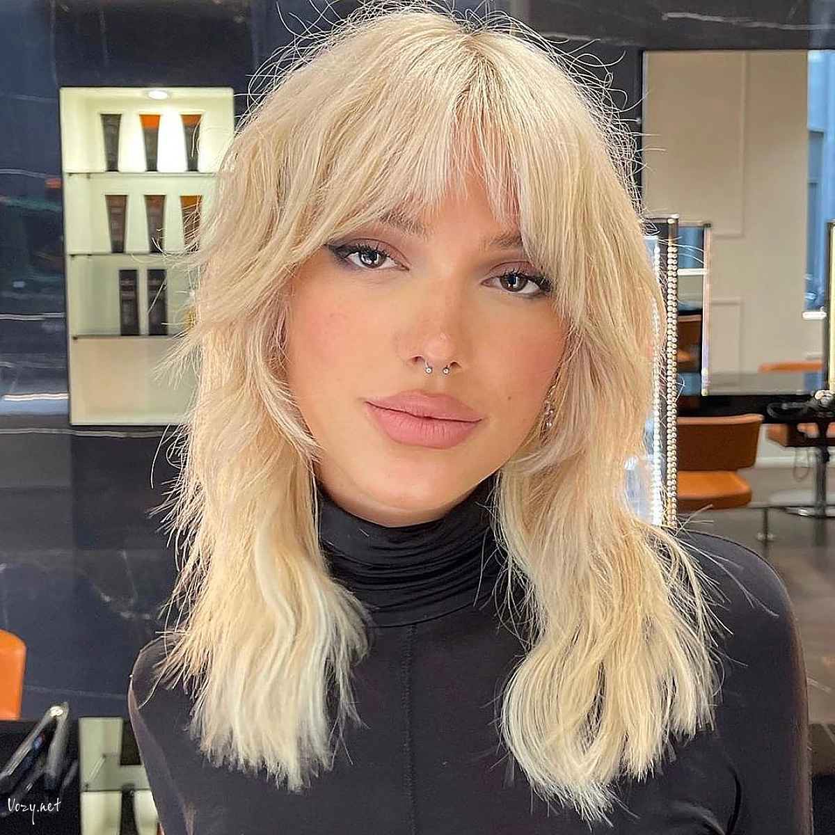 medium length wolf with fringe