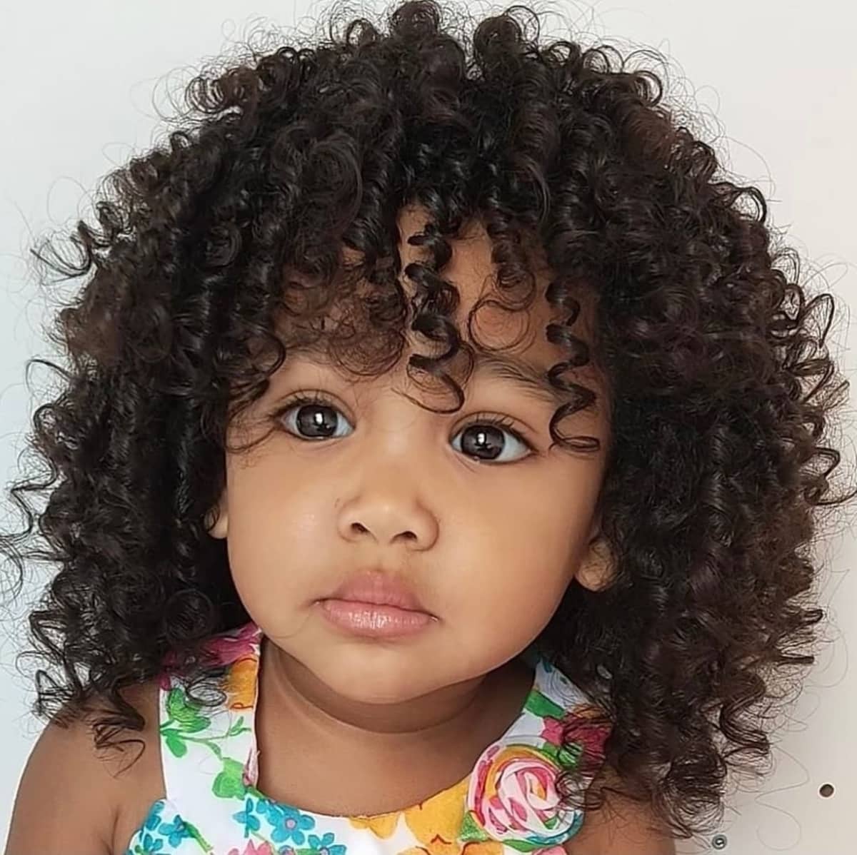 messy lob for curly girls