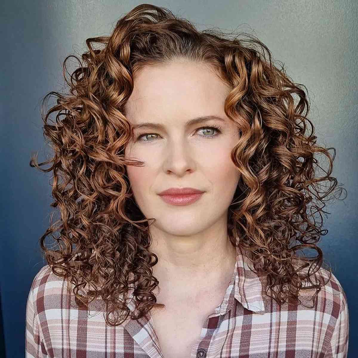mid length springy curls