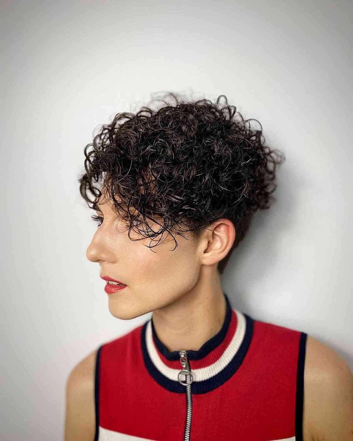 permed pixie cut