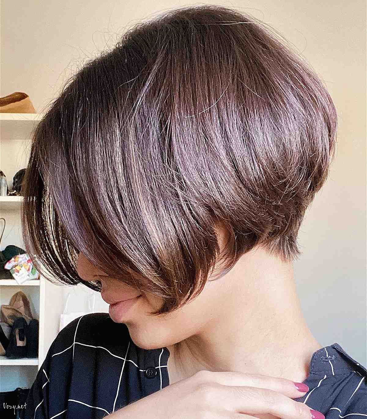pixie bob for thick haired women
