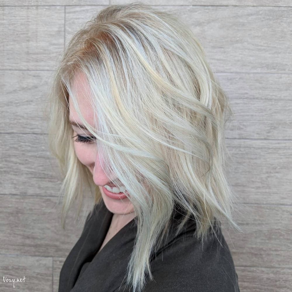 shag with short layers cut
