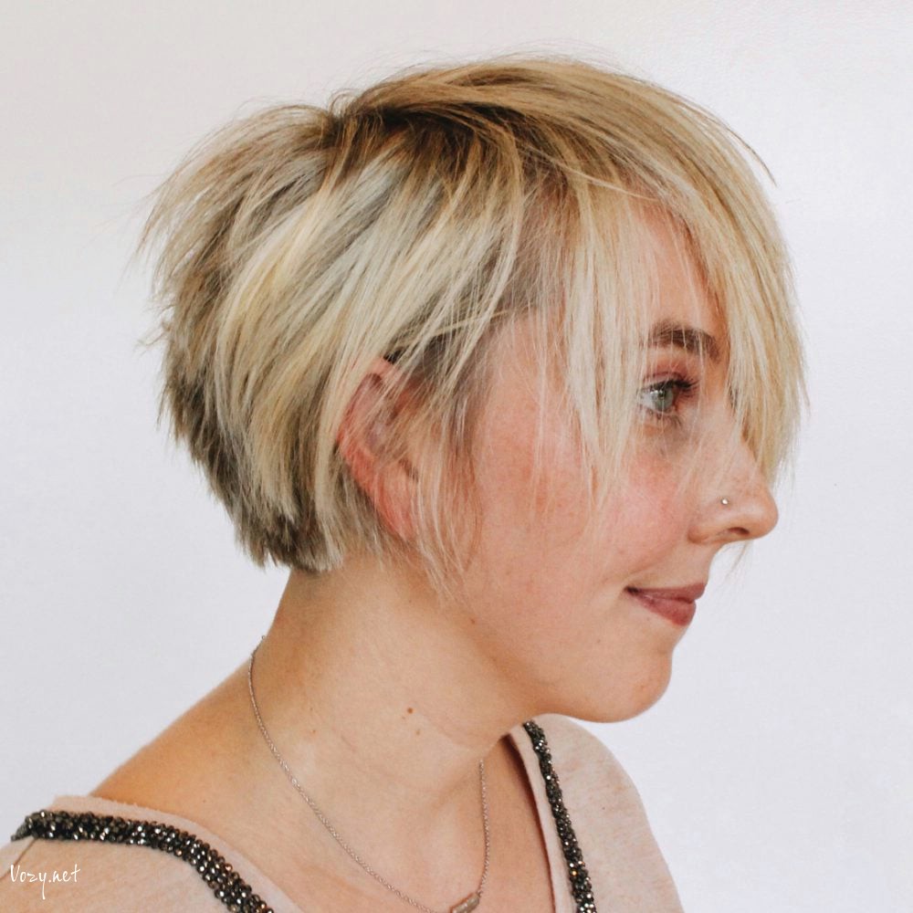 short and shaggy undercut haircut