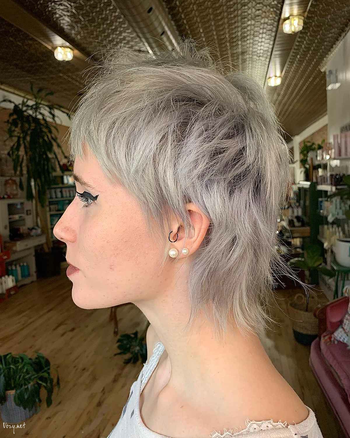 short modified shag cut