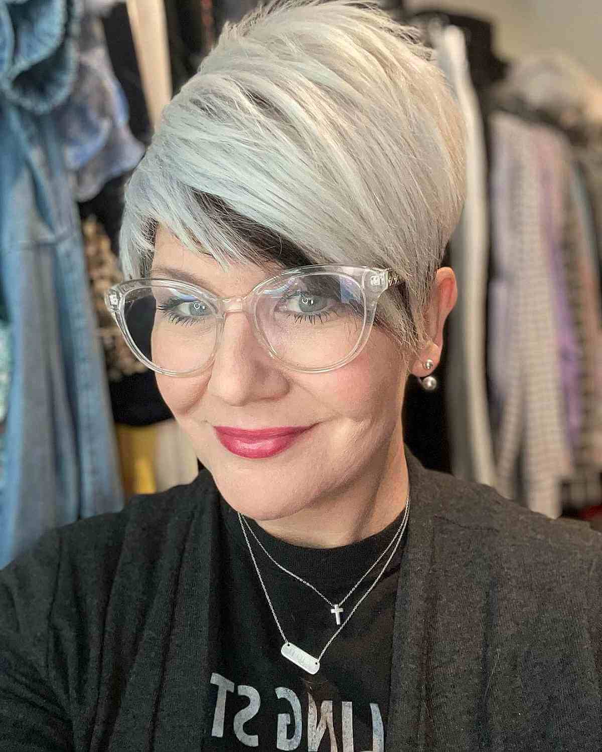 short peek a boo black for women over 40