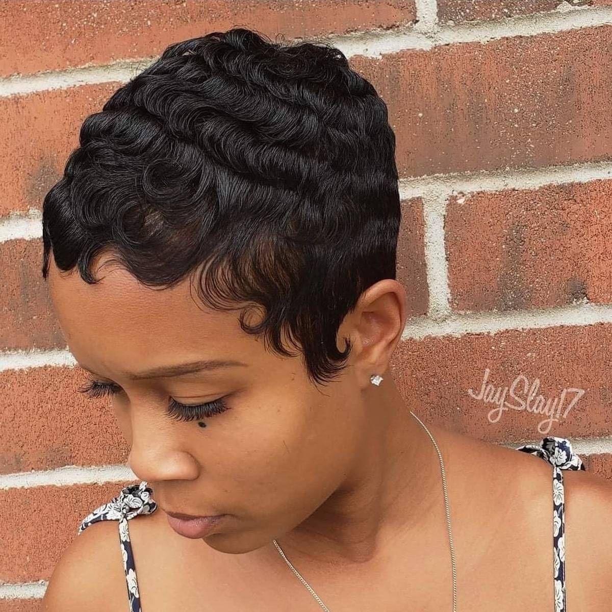 short pixie cut for black girls