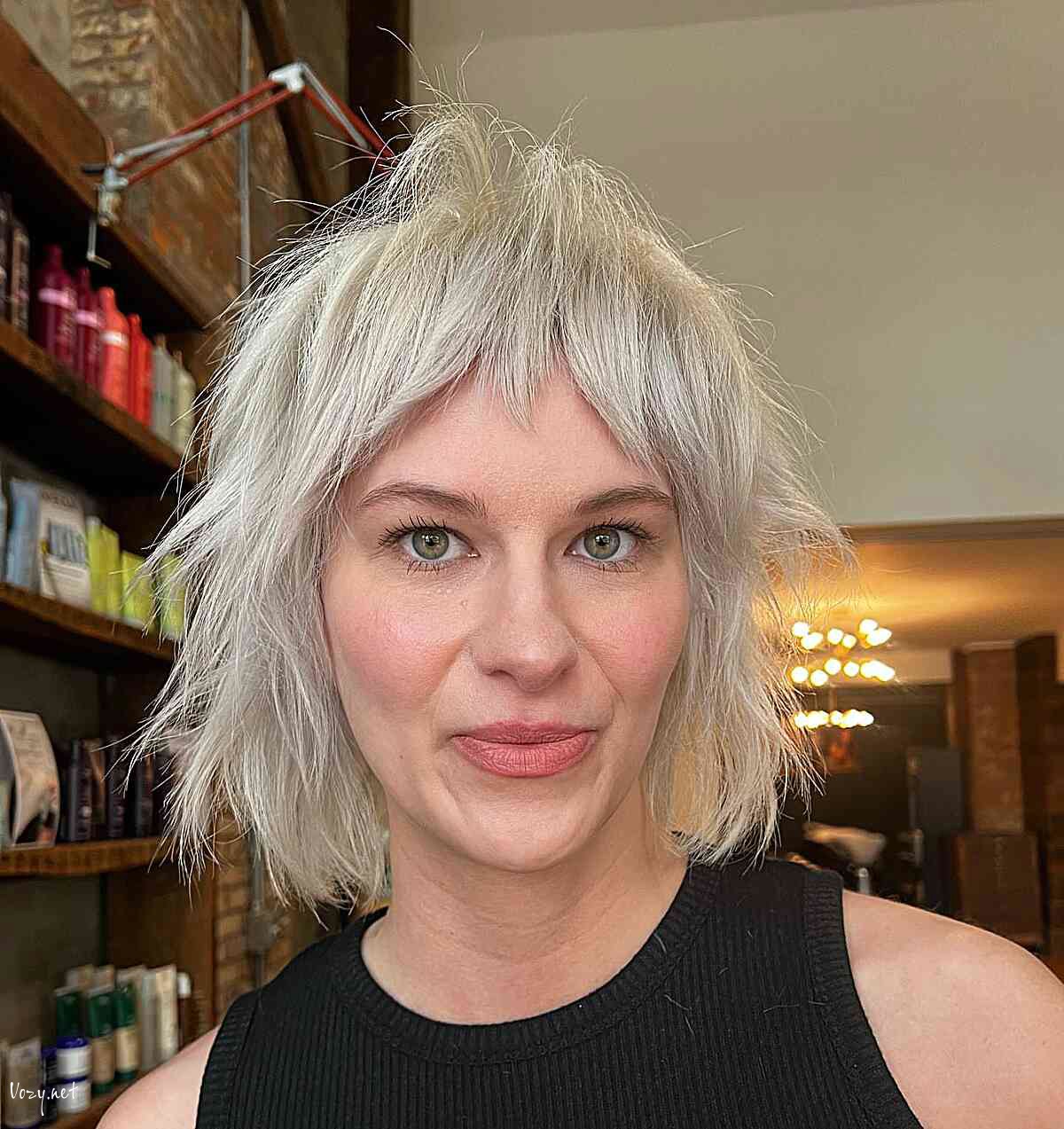 short razored shag haircuts