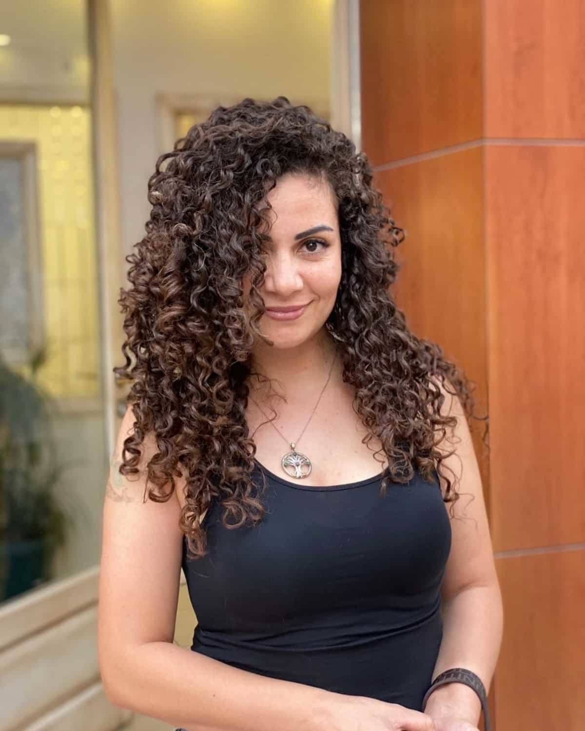 spiral perm for long fine hair