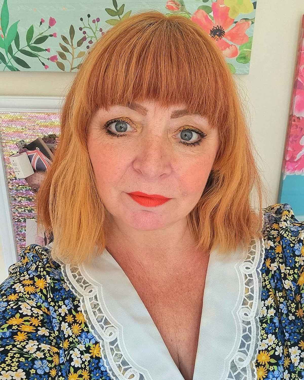 strawberry blonde on mature women
