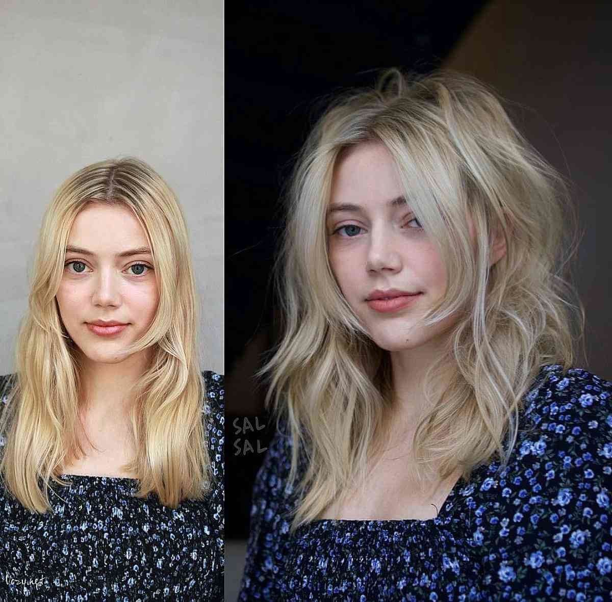 summer blonde for ladies with fine hair