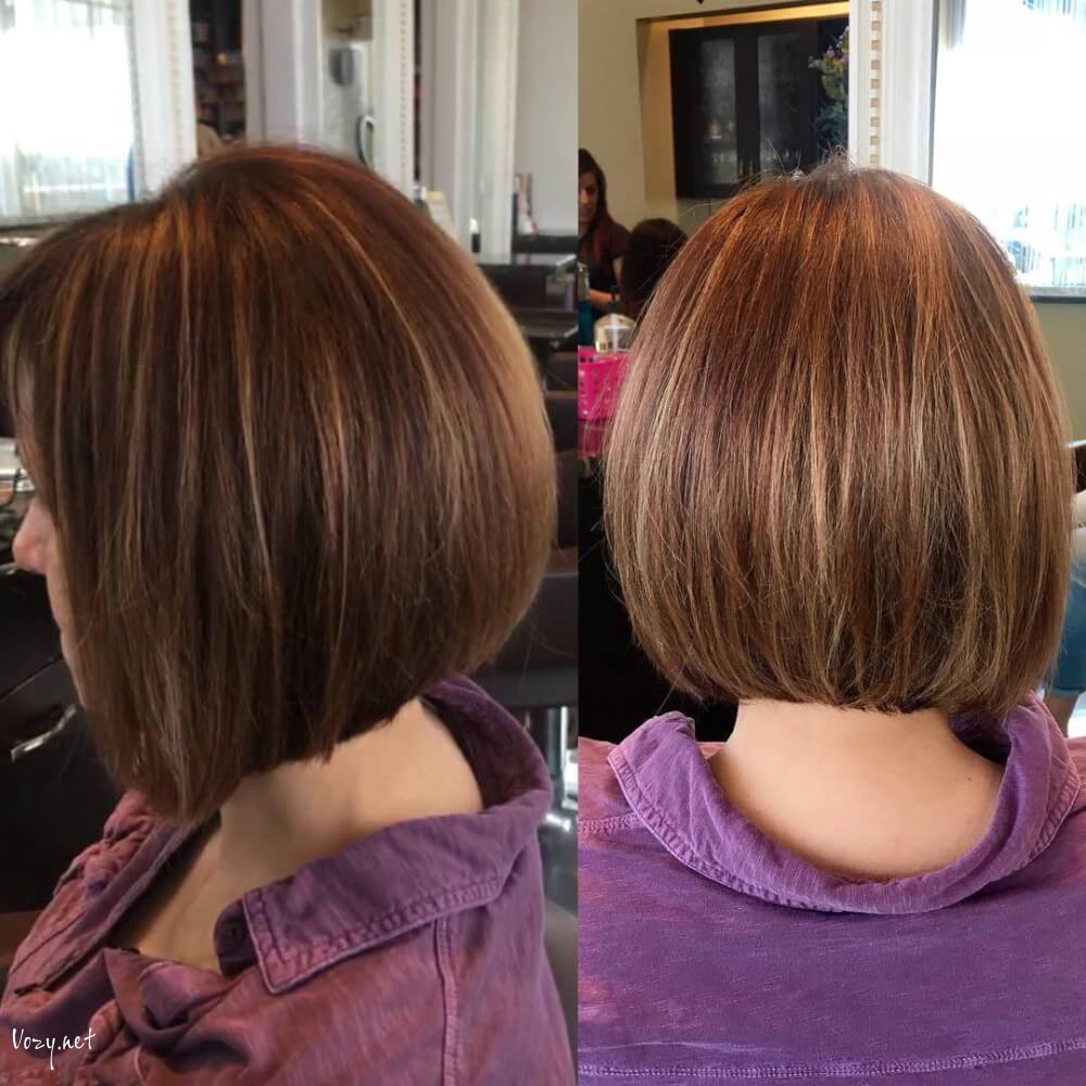 tapered bob haircut