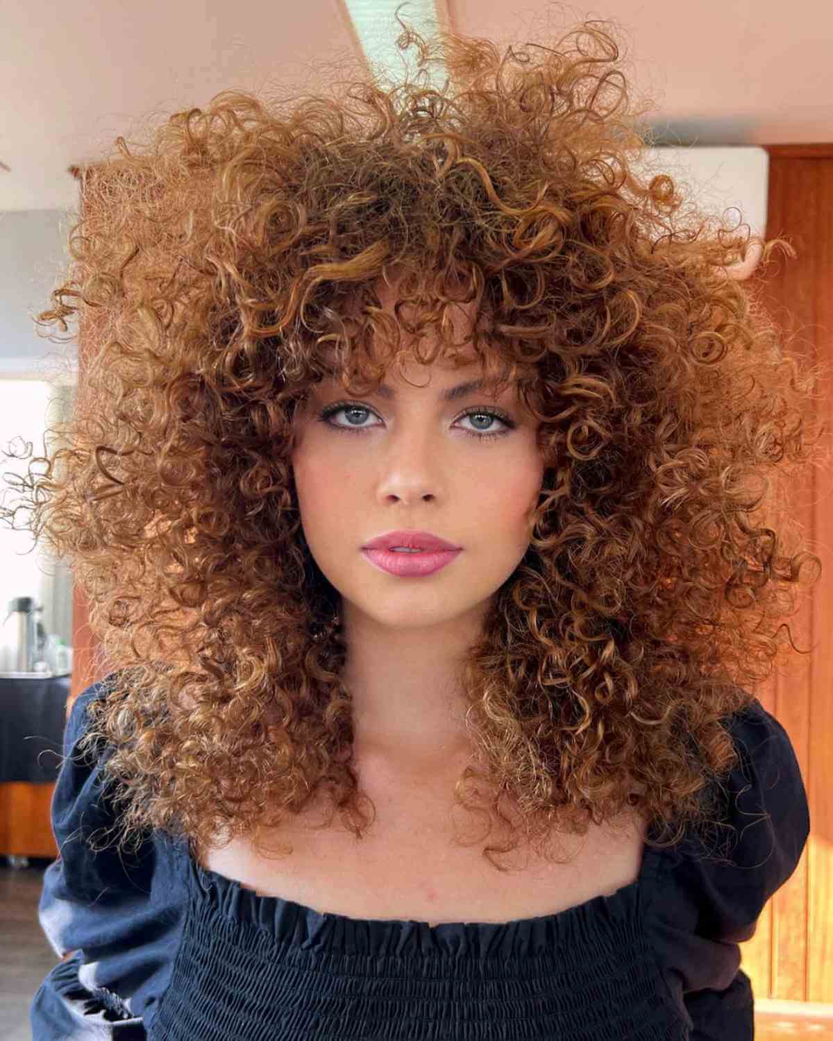 the fullest shoulder length curls