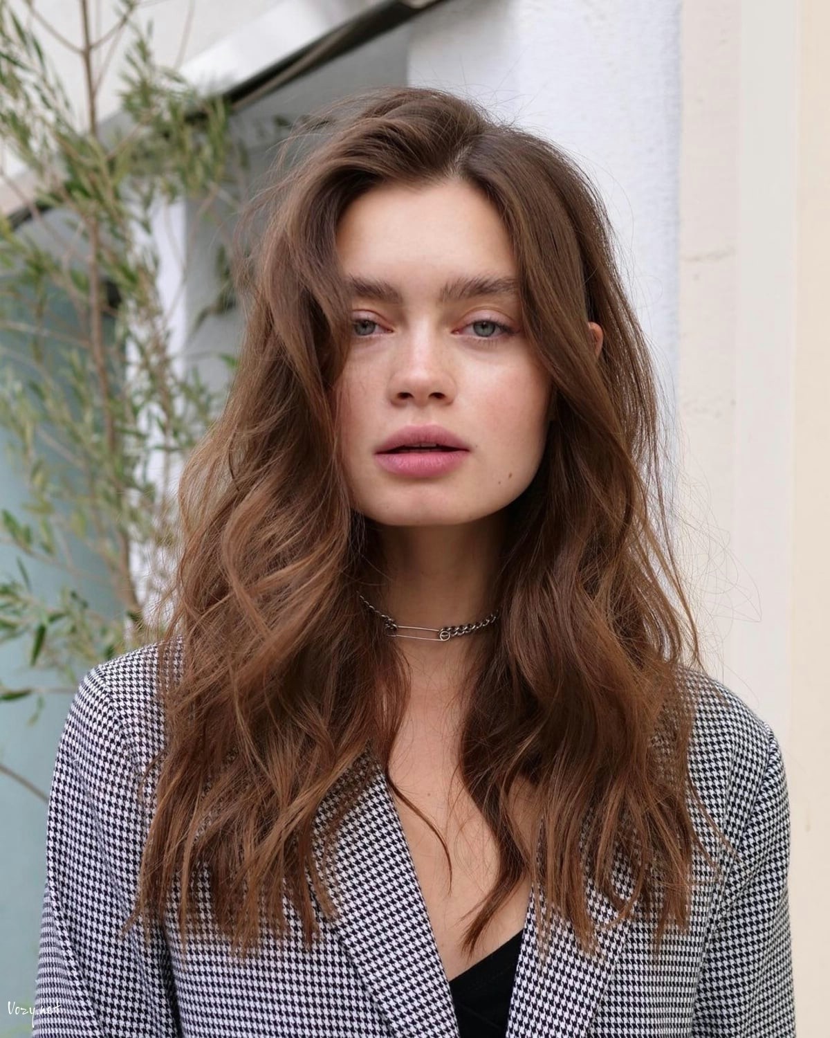 the perfect medium shag for a square face