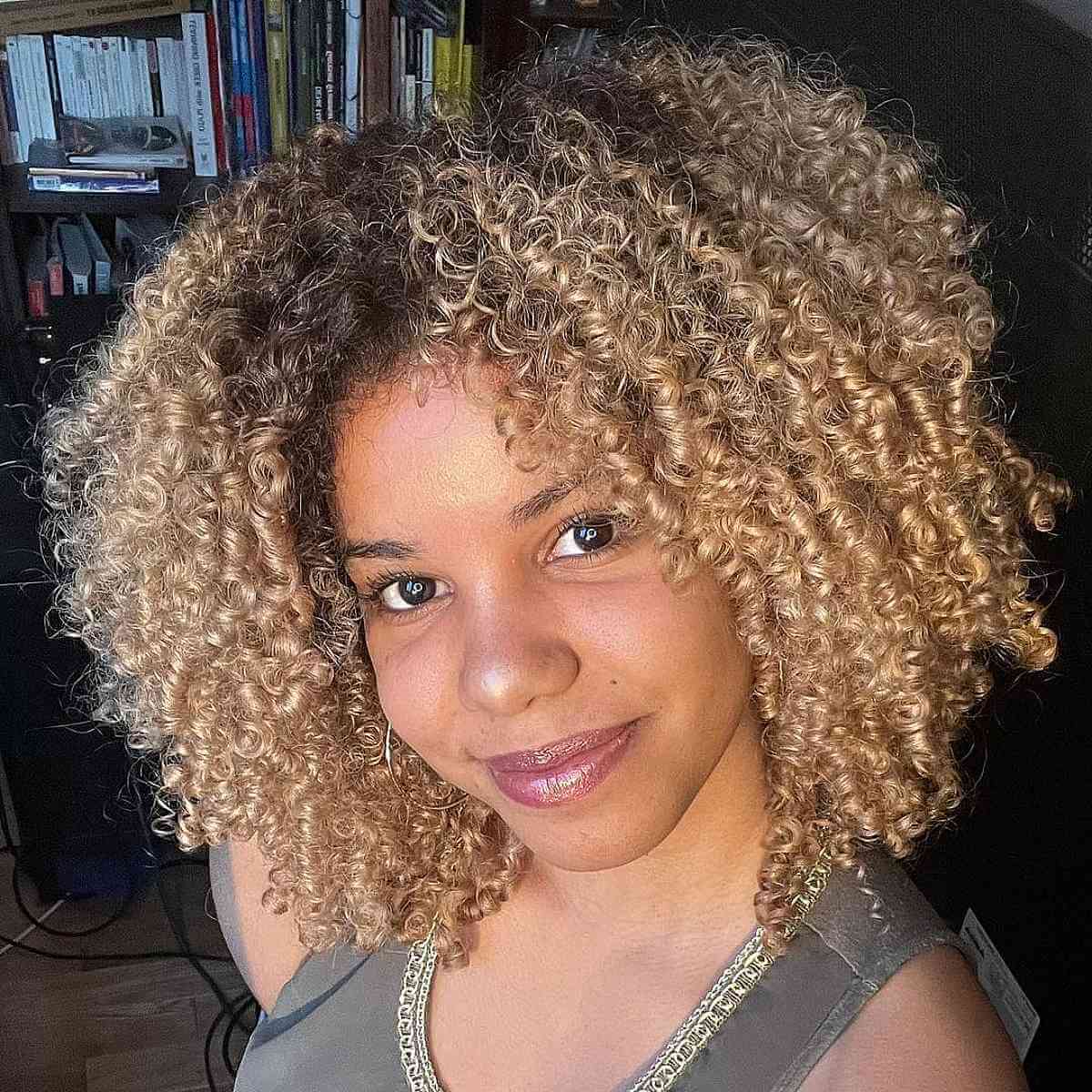 wash and go natural hair with layers