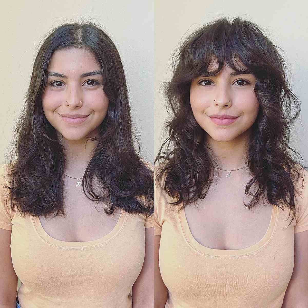 wash and go undone shaggy cut