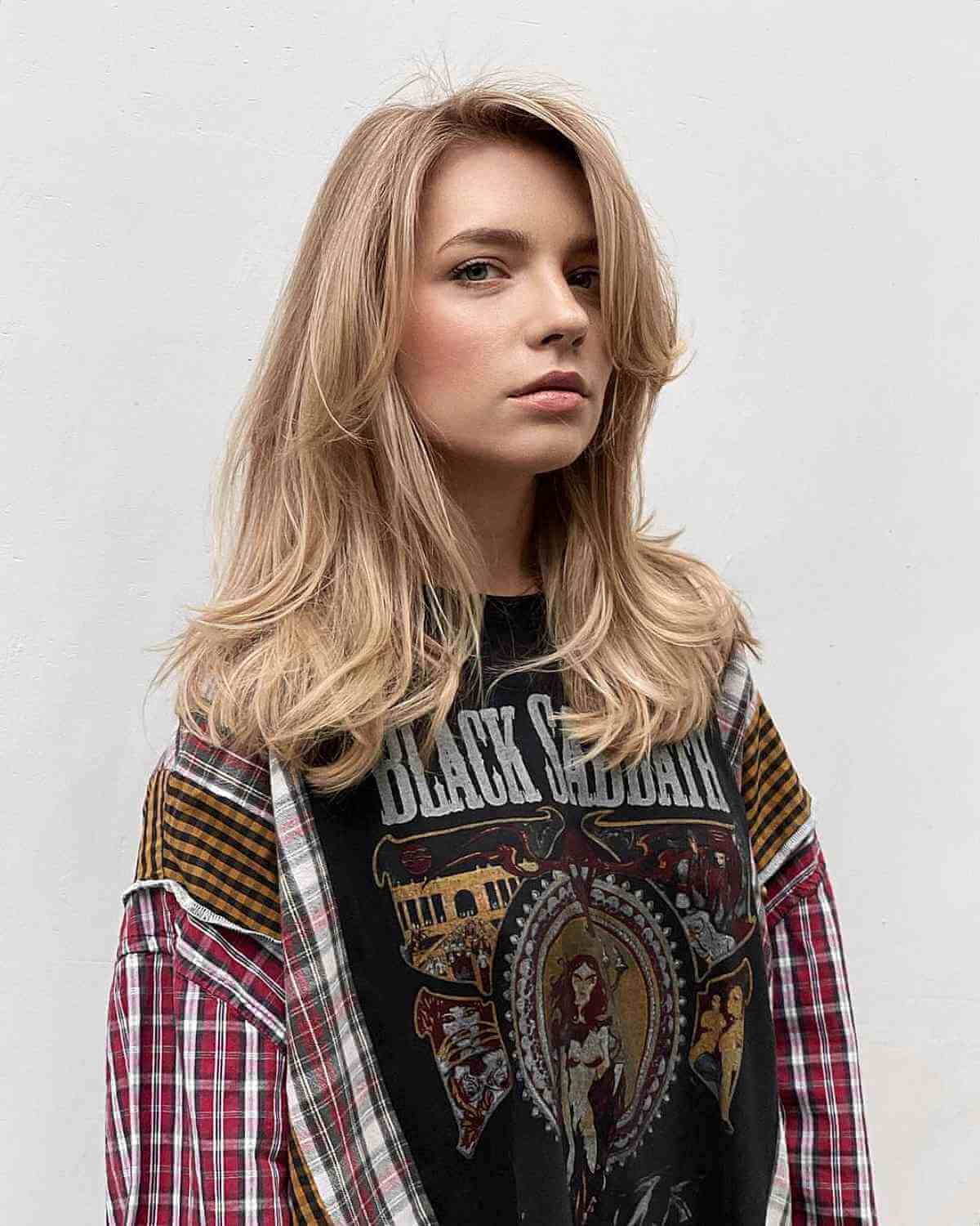 wash and wear straight hair with layers