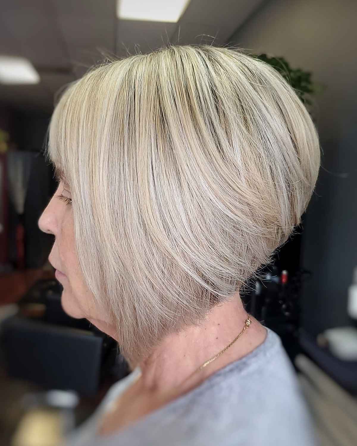 younger looking wedge style for 60 year olds