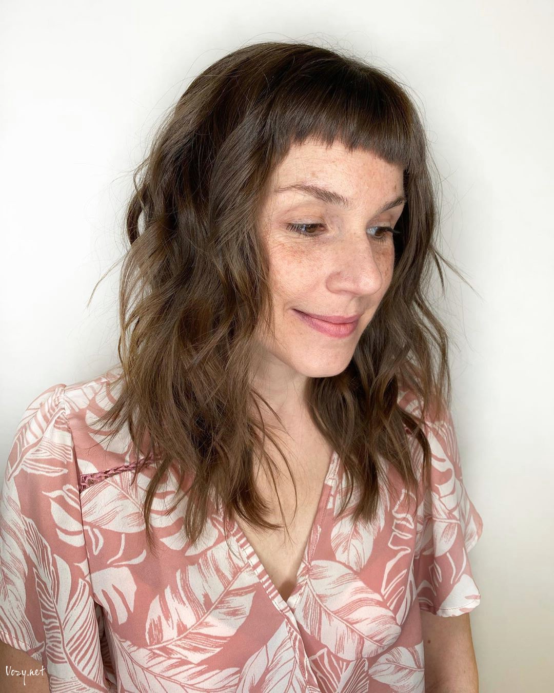 youthful voluminous shag
