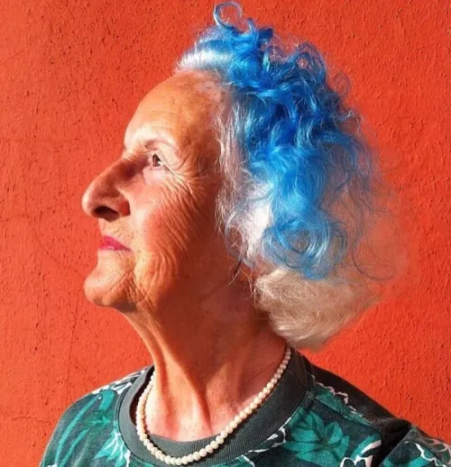 Bold in Primary Blue