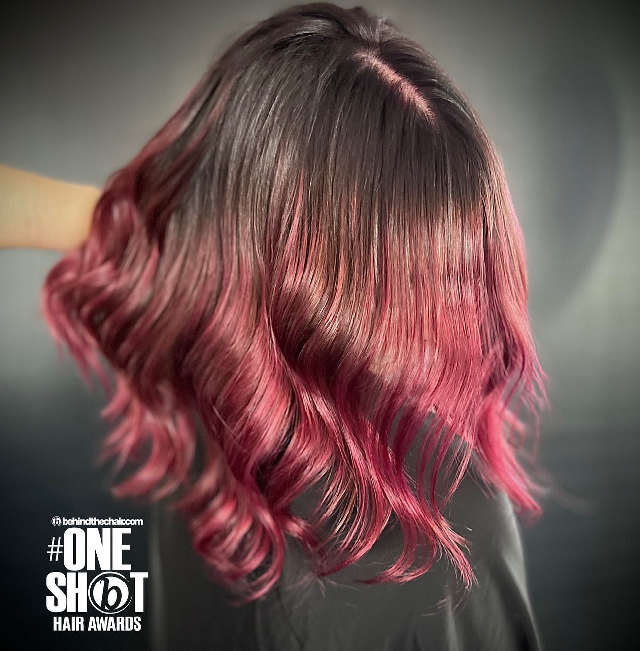 Cherry Brunette Hair With Red Ends