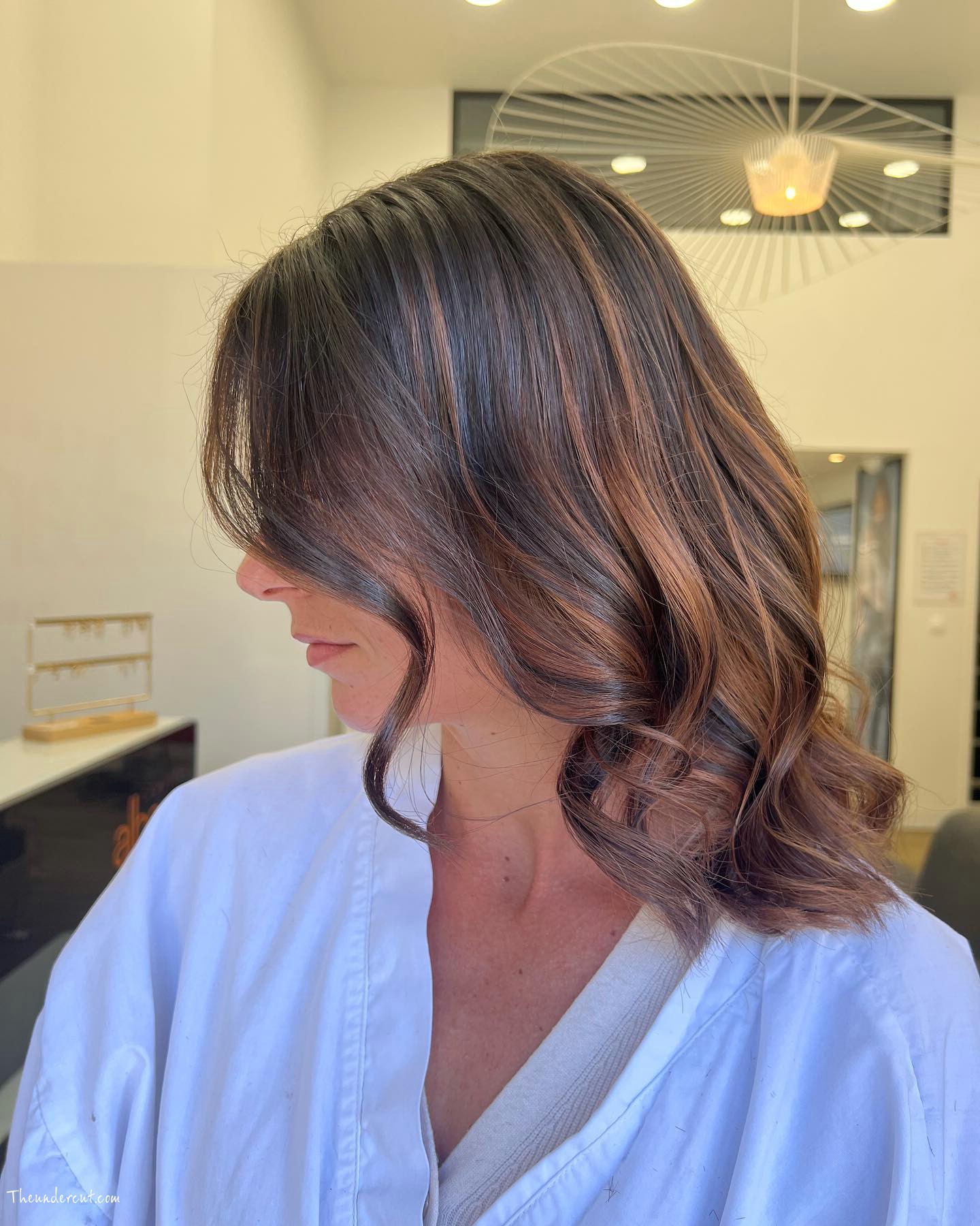 Chocolate Brown French Girl Wave Hair