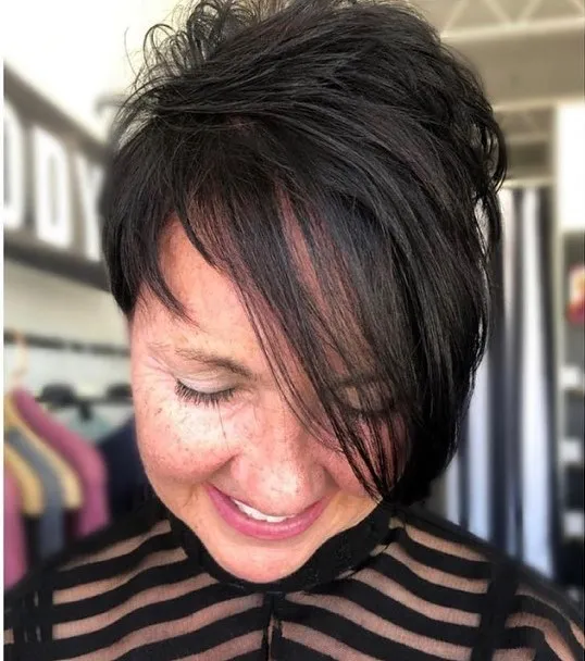 Edgy Asymmetrical Pixie Bob