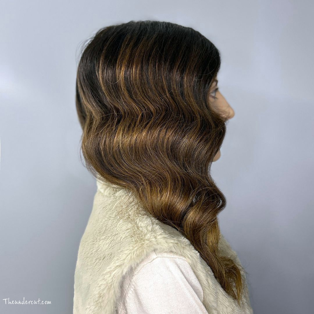 Elegant Brown French Girl Wave Hair