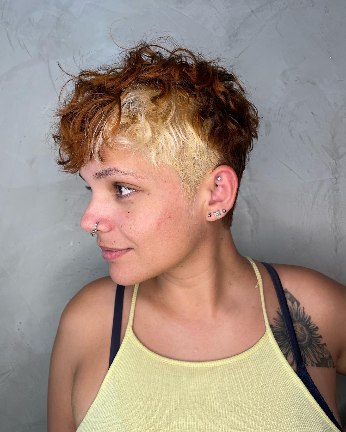 Fun Curly Pixie Haircut