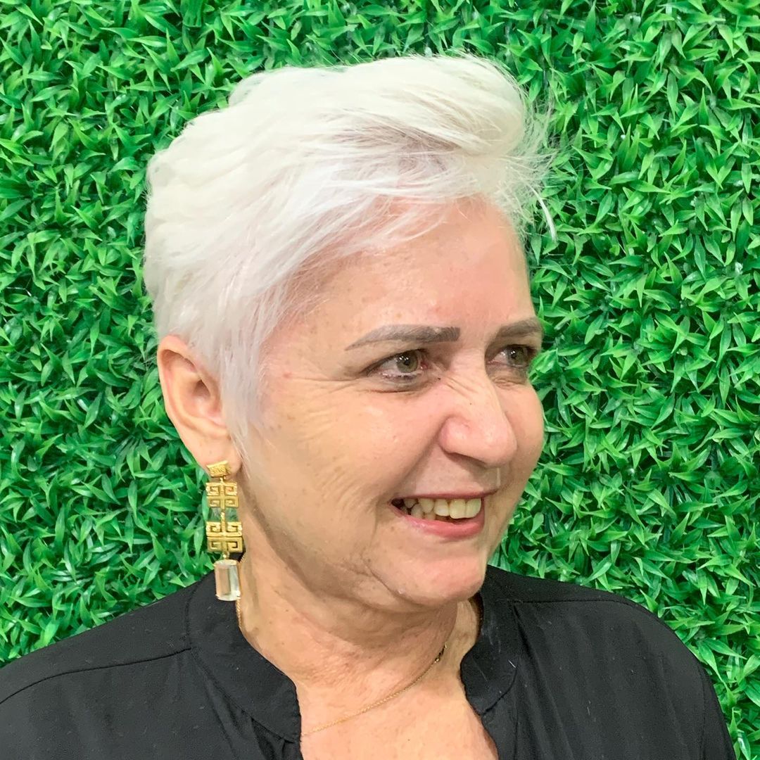 Grey Pixie Hair