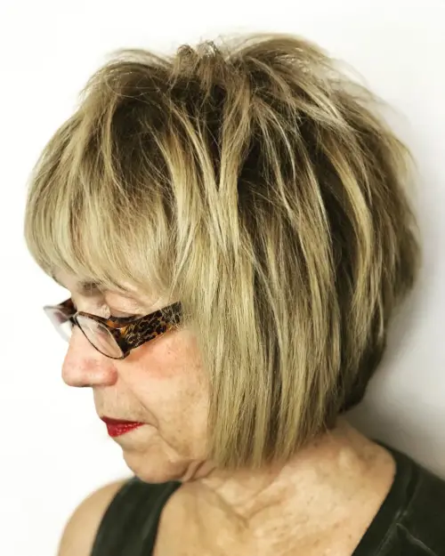 Jaw Length Bob with Short Layers