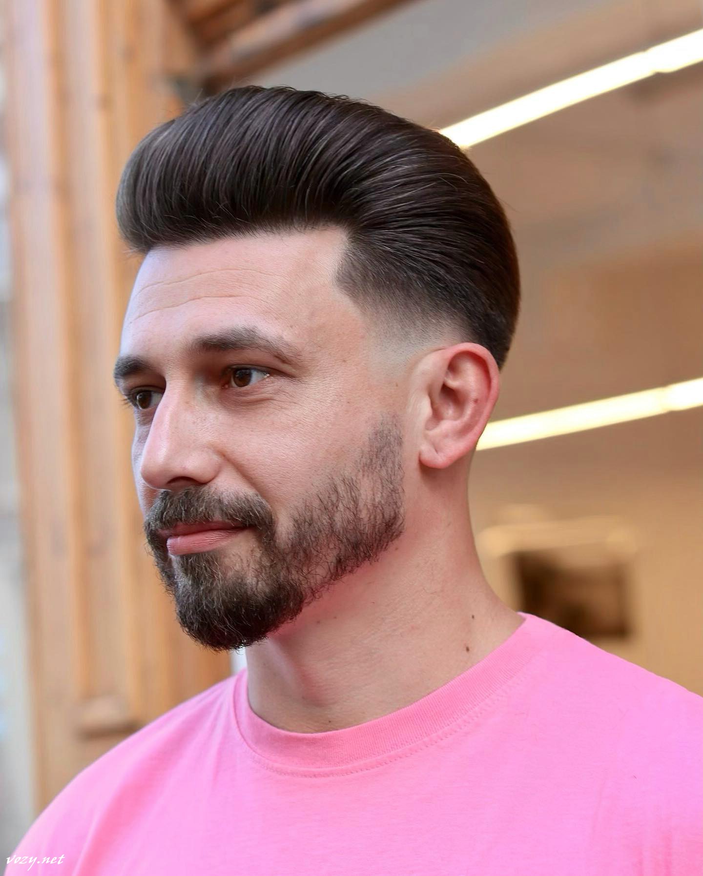 Natural Pompadour Hair