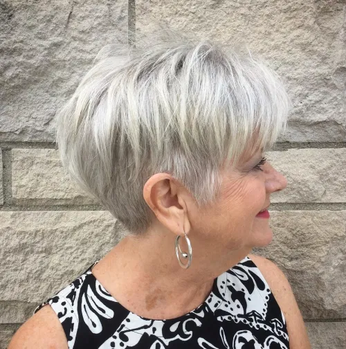 Piece y Short Gray Style with Undercut