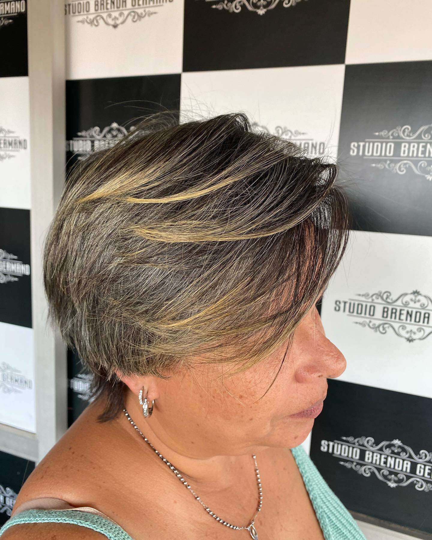 Pixie Hair With Highlights