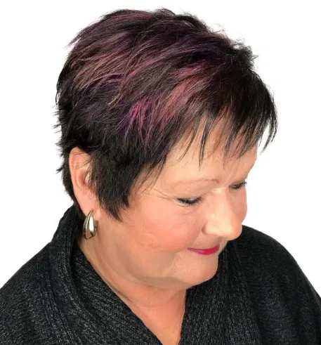 Short Sides and Longer Highlighted Top