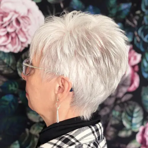 Stark White Layered Crop