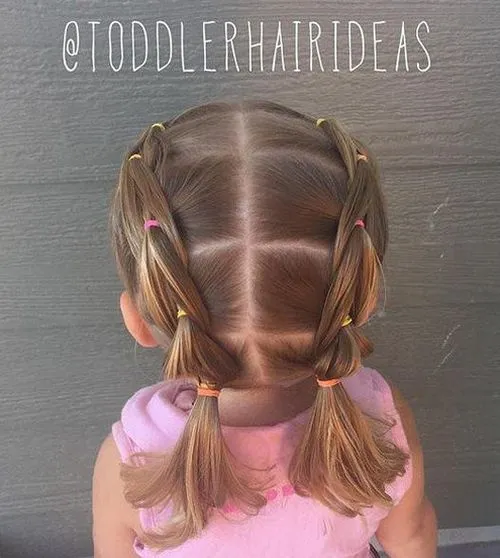 Waterfall Ponytails