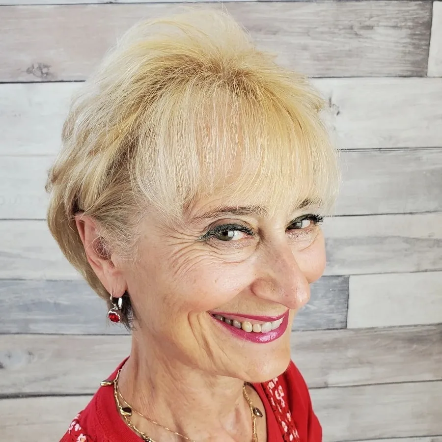 Wedge with Thin Bangs