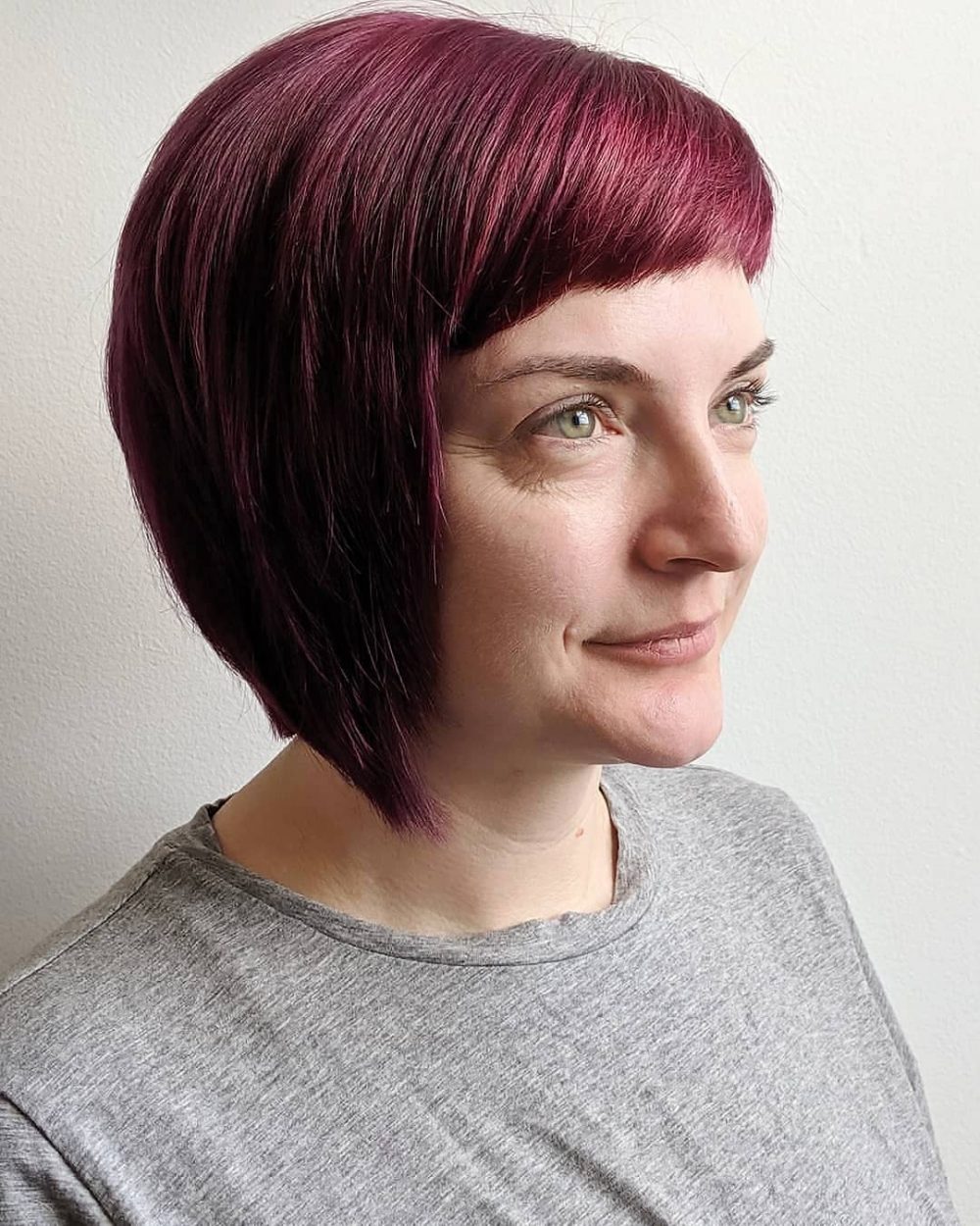 asymmetrical with undercut