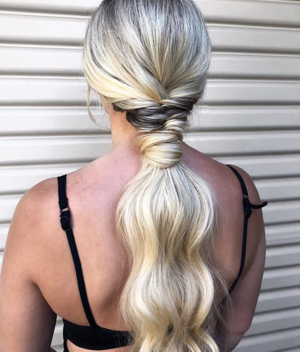 boho low pony boho hairstyles