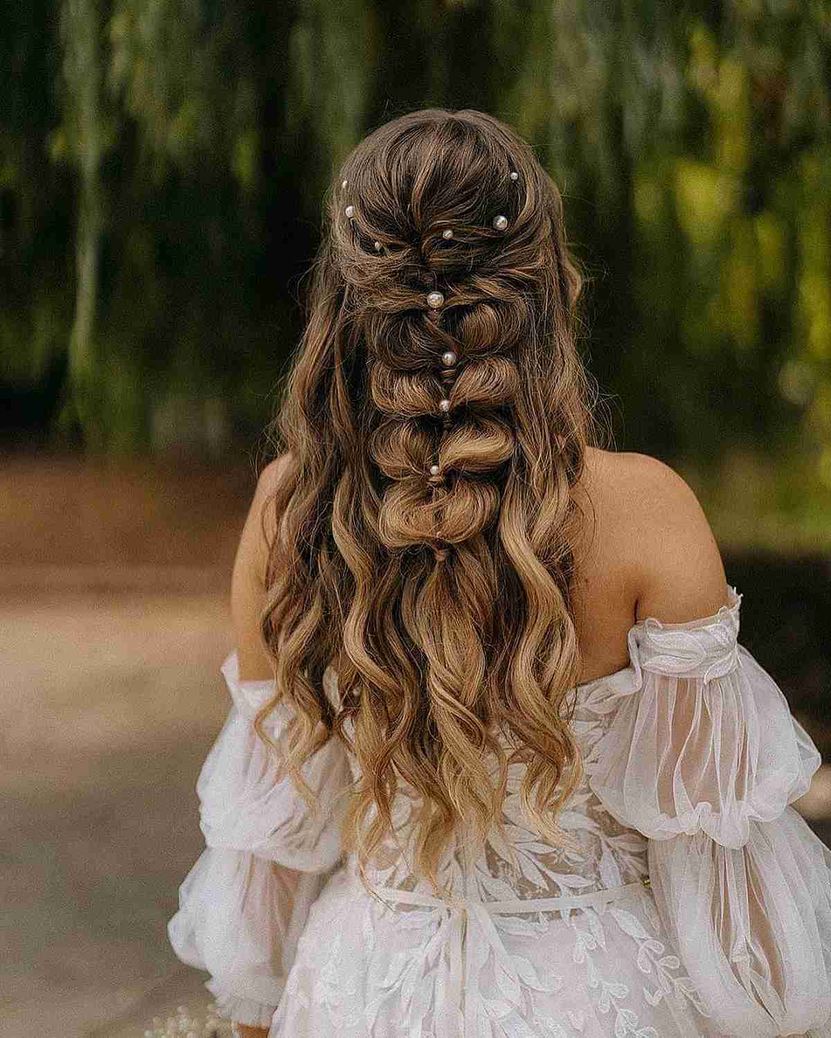 effortlessly romantic boho hairstyle