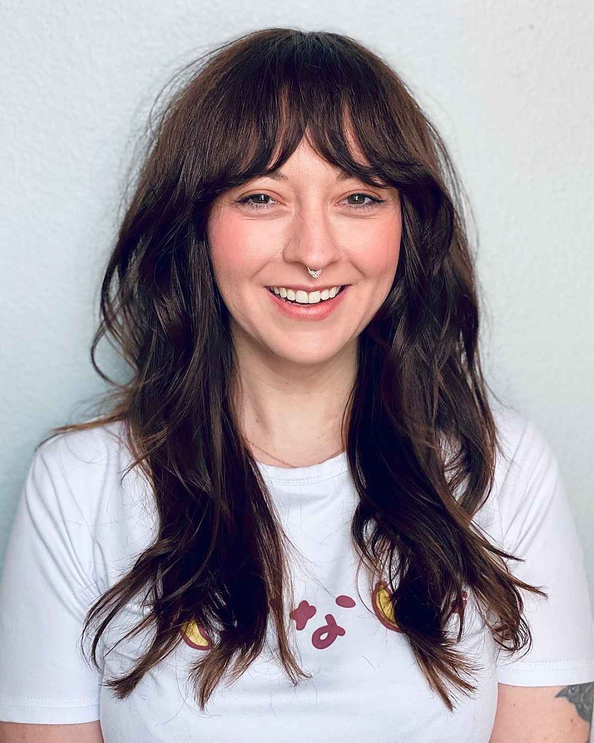 face framing bangs for large foreheads