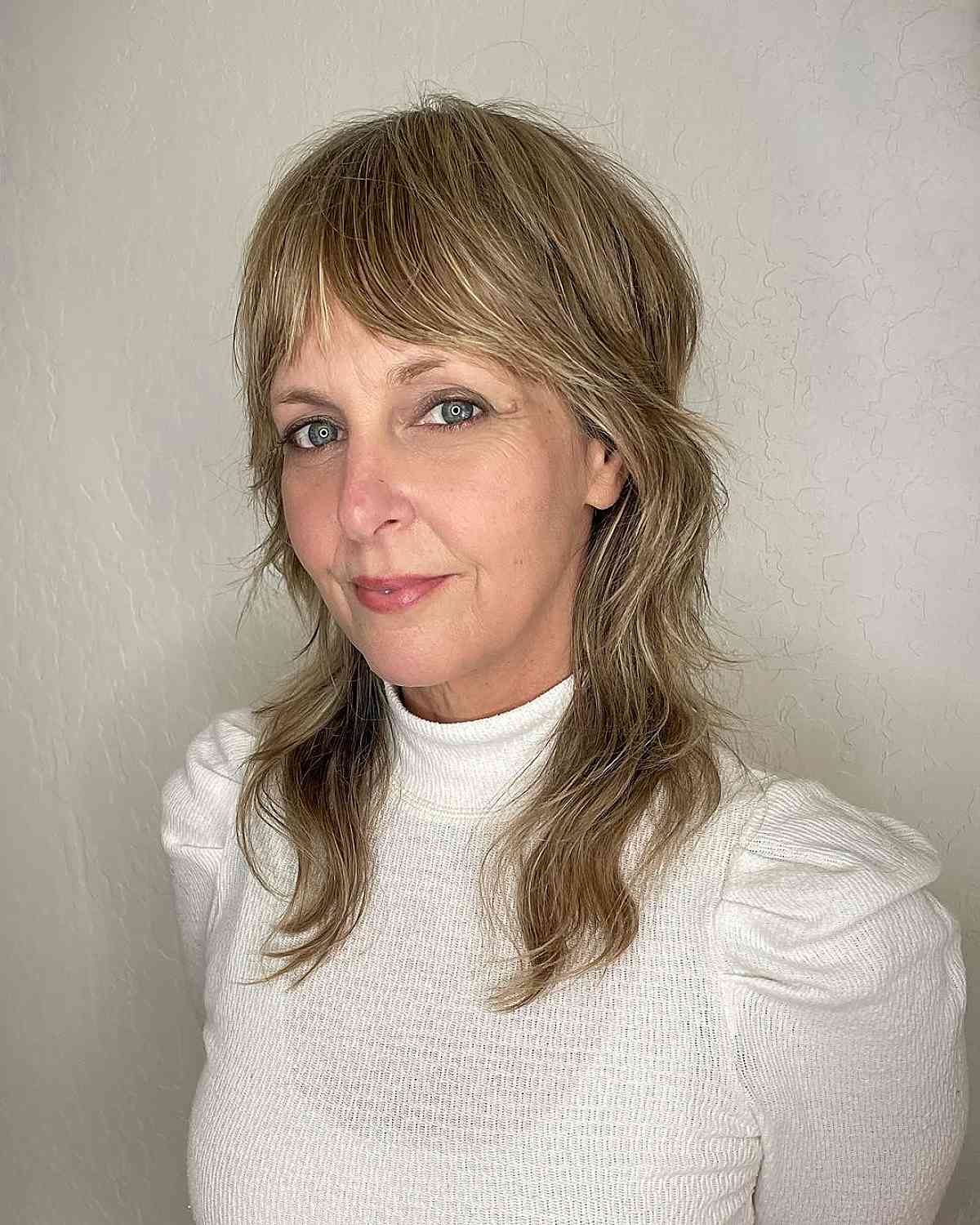 long and youthful cut for women past 50