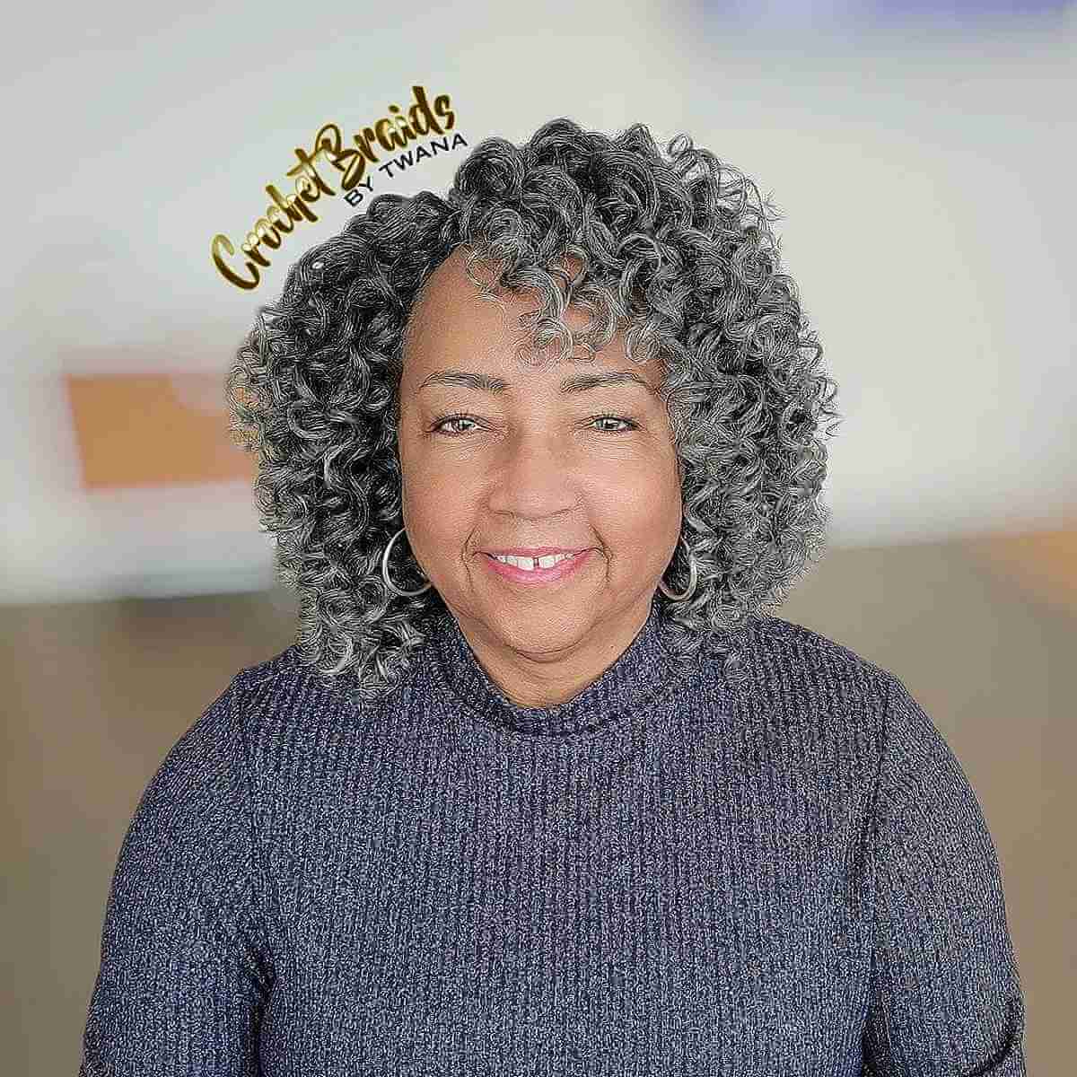 looselight spiral curls for black women 40 years old and above